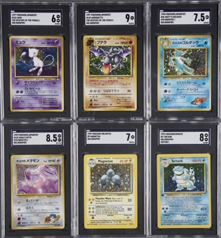 1997-1999 Pokemon SGC-Graded Collection (6 Different)